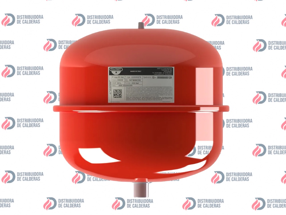 VASO DE EXPANSION ZILMET 12 LITROS ROSCA 3/4" COD 1300001200