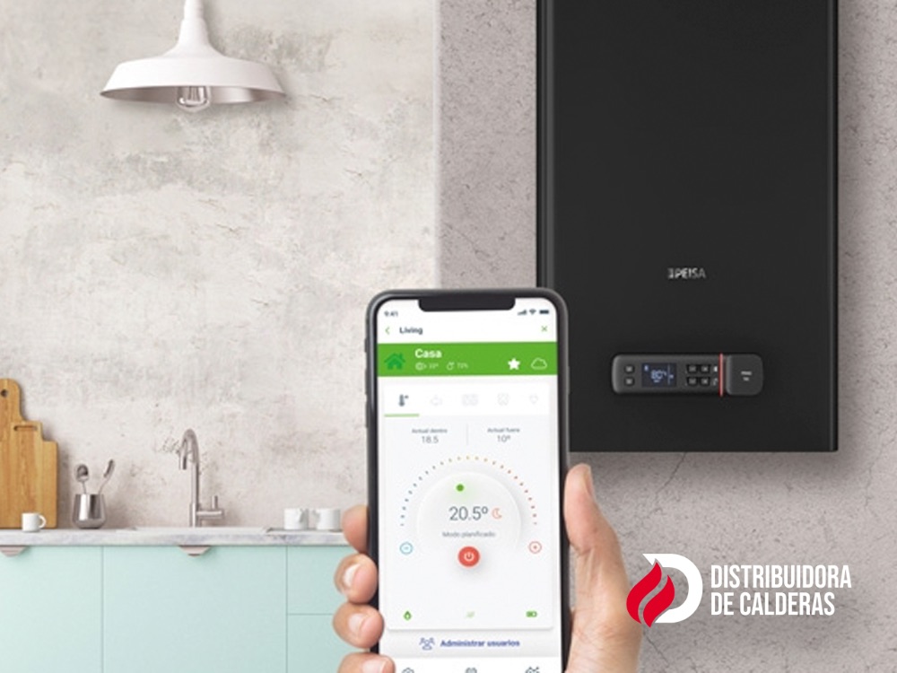 CALDERA PEISA PRIMA TEC SMART 32 F Dual Color Negro + Kit ventilación incluido - imagen 3