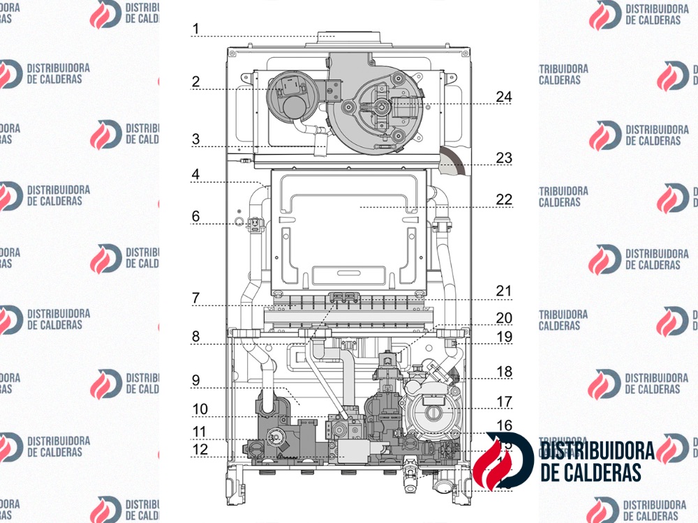 Caldera Ariston Hs-x 24 Dual + Kit de ventilación Ariston Argentina - imagen 4